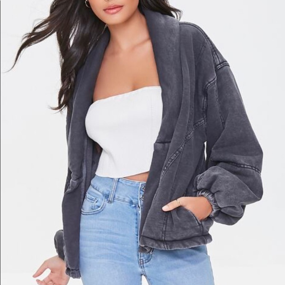 NEW Mineral Wash Black Jacket